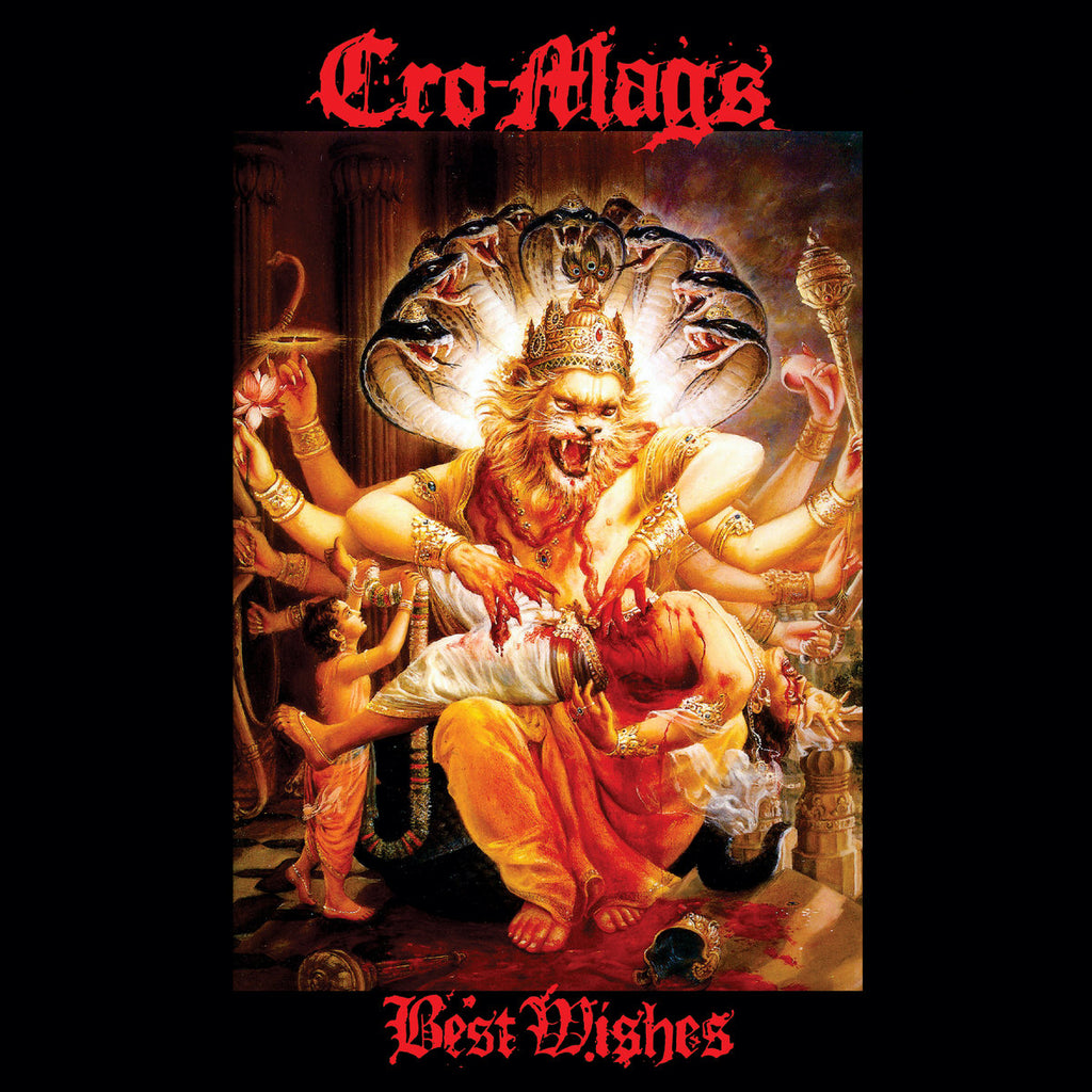 CRO-MAGS 'Best Wishes' LP / CLEAR WITH MULTI COLOR SPLATTER EDITION!