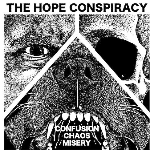 THE HOPE CONSPIRACY 'Confusion/Chaos/Misery' 12" / TRANSPARENT PURPLE EDITION
