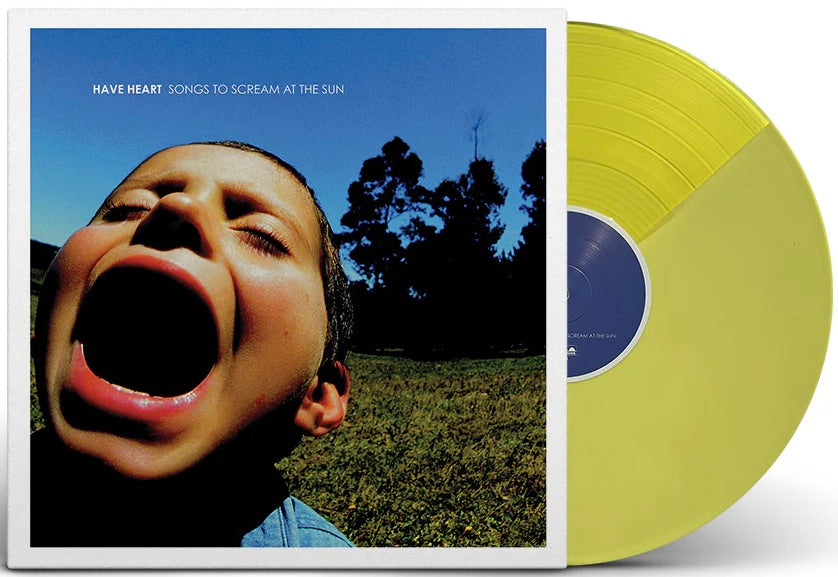 HAVE HEART 'Songs To Scream At The Sun' LP / OPAQUE YELLOW/TRANSLUCENT YELLOW SPLIT EDITION!