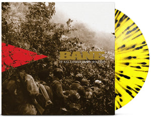 PRE-ORDER: BANE 'It All Comes Down To This: 25th Anniversary Edition' LP / YELLOW WITH BLACK SPLATTER EDITION