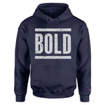 BOLD 'Today We Live' Logo (Navy)' Hooded Sweatshirt  (Champion)