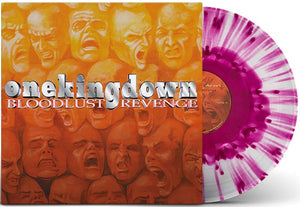 ONE KING DOWN 'Bloodlust Revenge: 20th Anniversary Edition' LP /  TRANSPARENT PURPLE AND CLEAR CLOUD EDITION!