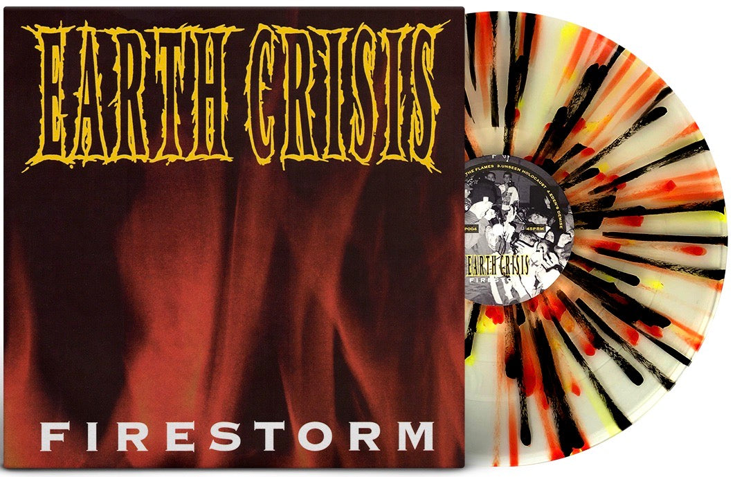 EARTH CRISIS 'Firestorm' 12" / SPLATTER EDITION + CAMO EDITION 12x12" BOOKLET!