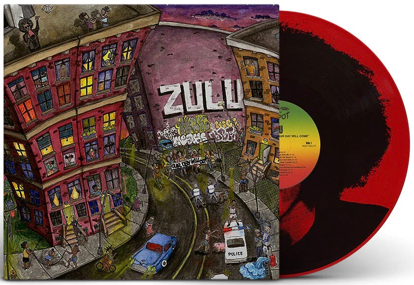 ZULU 'My People... Hold On/Our Day Will Come' 12" / RED EDITION & SILKSCREENED B-SIDE!