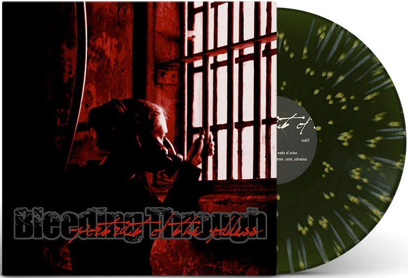 BLEEDING THROUGH 'Portrait Of The Goddess' LP / GREEN WITH YELLOW SPLATTER EDITION & GREY AND PURPLE MARBLE EDITION!