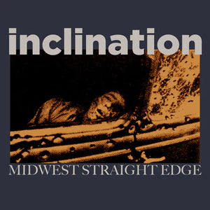 INCLINATION 'Midwest Straight Edge' 12" / CLEAR W/ORANGE SPLATTER EDITION!