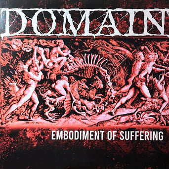 DOMAIN 'Embodiment Of Suffering' LP / GREY W/BLACK SWIRL EDITION!