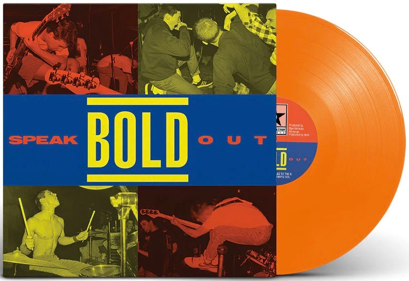 BOLD 'Speak Out' LP / OPAQUE ORANGE EDITION AND OPAQUE BLUE EDITION!