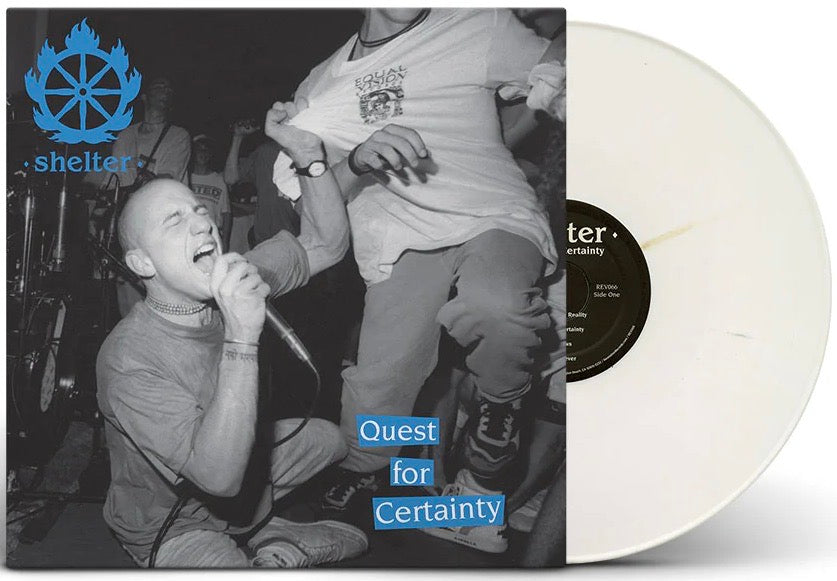PRE-ORDER: SHELTER 'Quest For Certainty' LP / WHITE EDITION