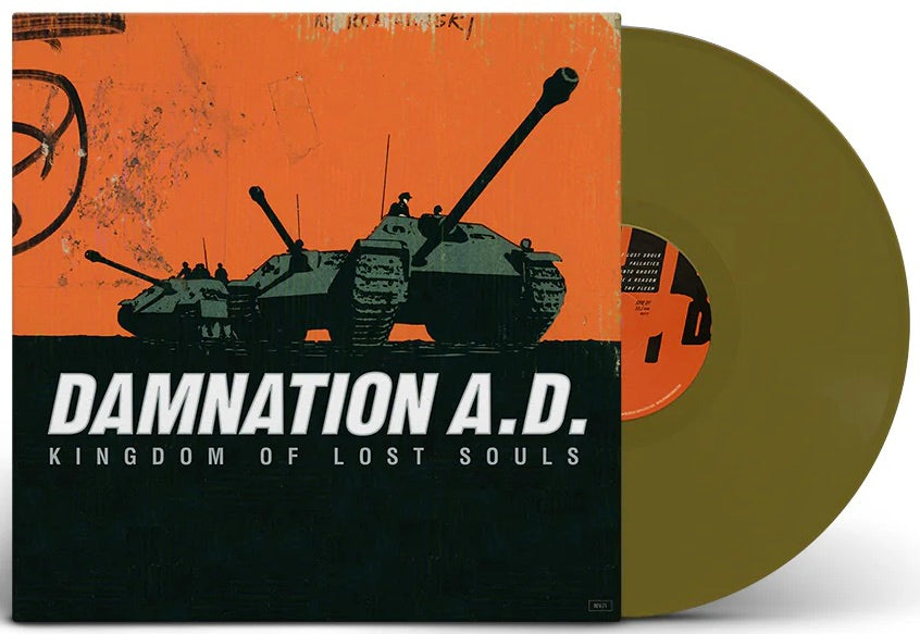 DAMNATION A.D. 'Kingdom Of Lost Souls' LP / GOLD EDITION