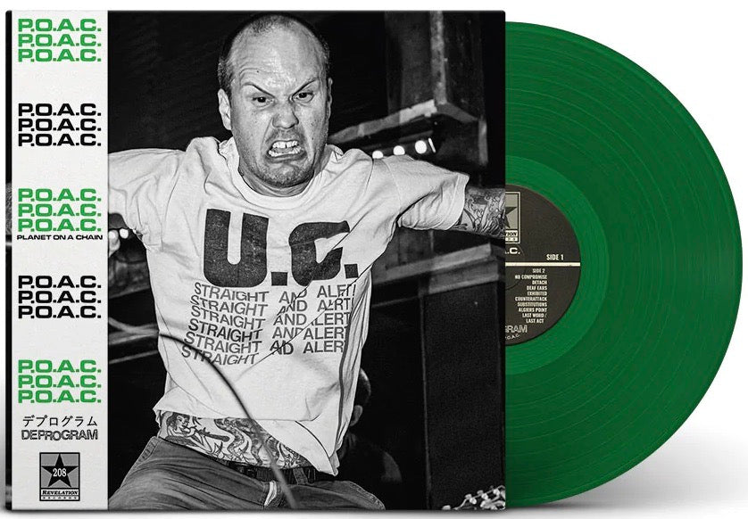 PLANET ON A CHAIN 'Deprogram' LP / GREEN EDITION!