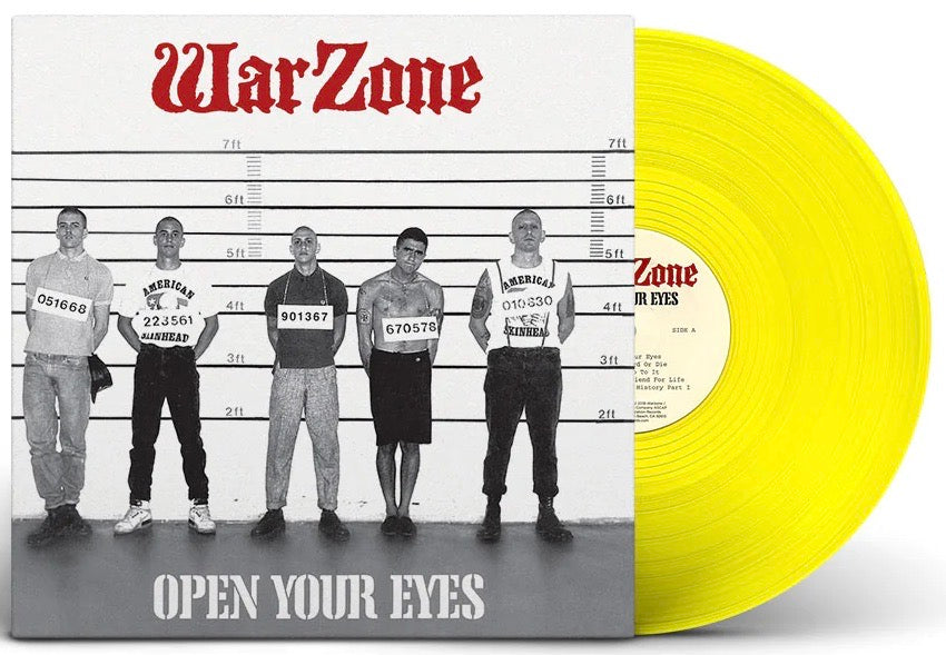WARZONE 'Open Your Eyes' LP / YELLOW EDITION!