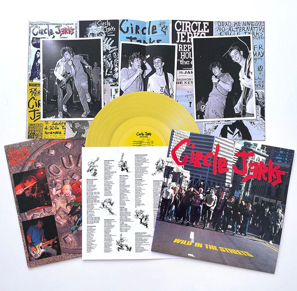 CIRCLE JERKS 'Wild In The Streets: 40th Anniversary Edition' LP / EXCLUSIVE YELLOW EDITION
