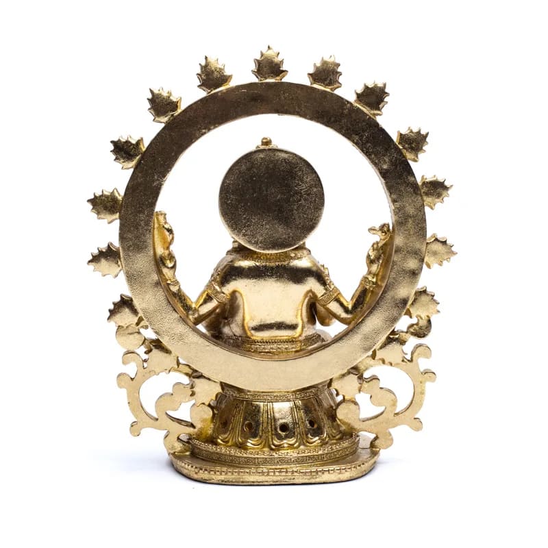 GANESHA 'Golden Ring of Fire' Murti Statue
