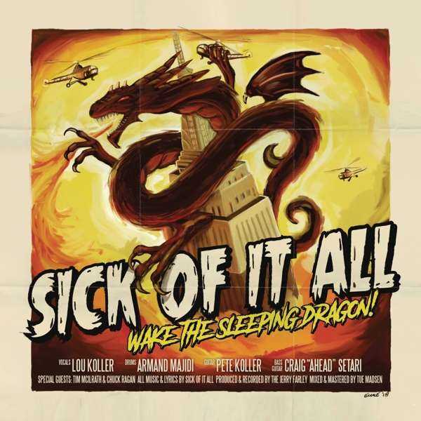 SICK OF IT ALL 'Wake The Sleeping Dragon' LP / US + EU VERSIONS!