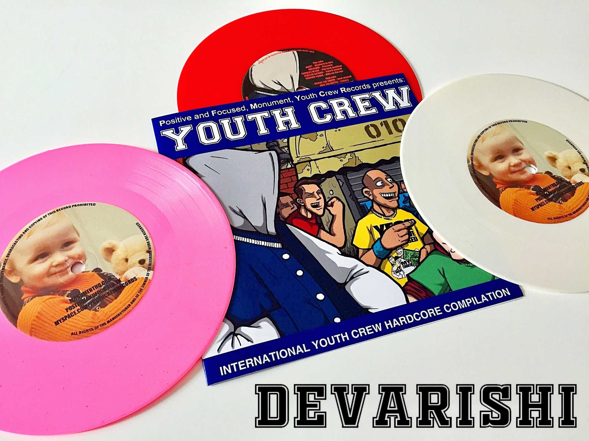 YOUTH CREW 2010 V/A 7" / COLORED EDITIONS