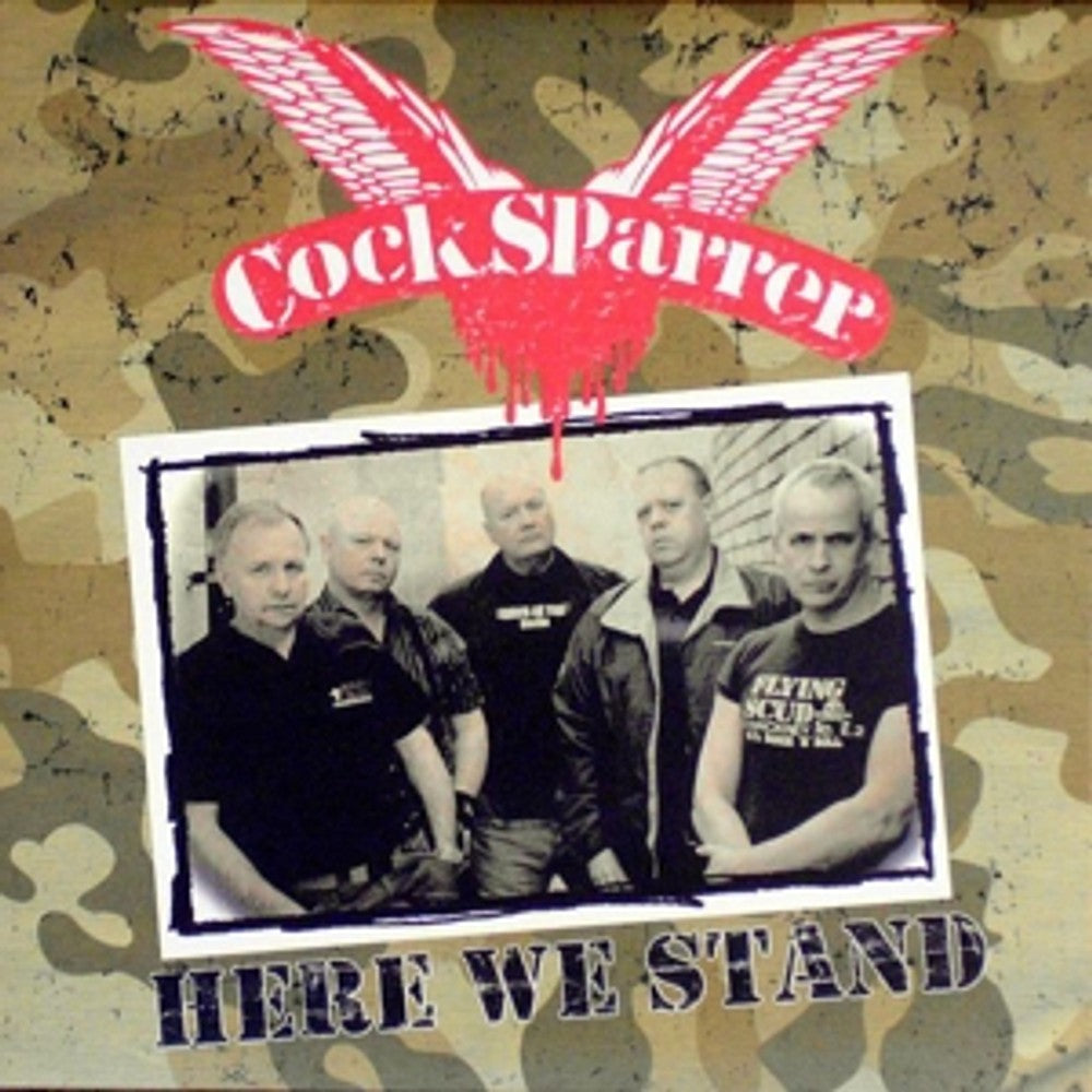 COCK SPARRER 'Here We Stand' LP / 50th ANNIVERSARY EDITION