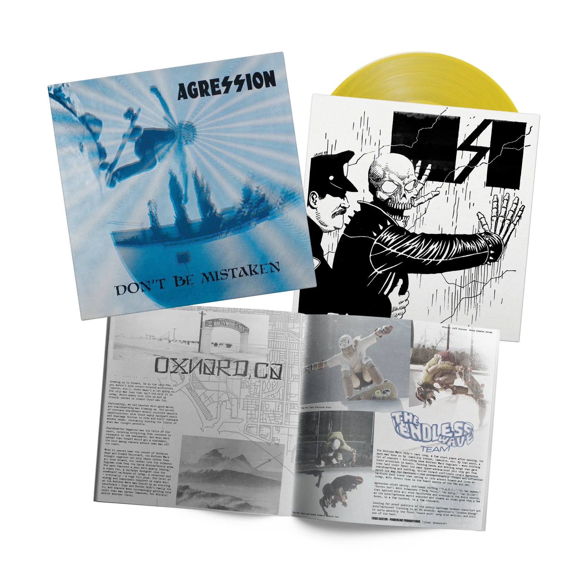 AGRESSION 'Don't Be Mistaken' LP / YELLOW EXCLUSIVE EDITION!