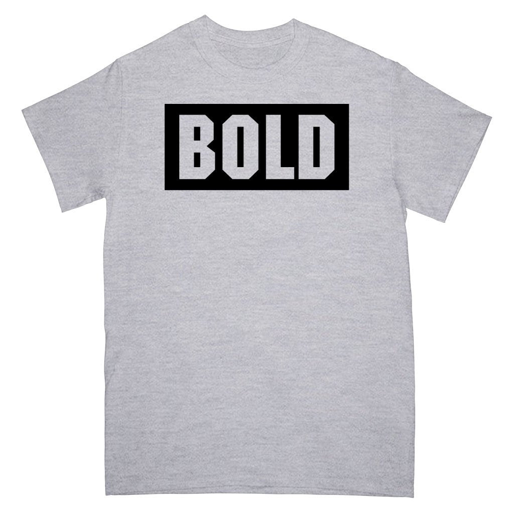 BOLD 'Join The Fight' T-Shirt / SPORTSGREY