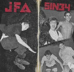 JFA / SIN 34 'Split' 7"/ BLUE EDITION