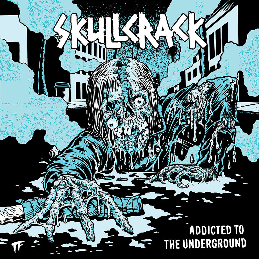 SKULLCRACK 'Addicted To The Underground' LP / COLORED EDITION