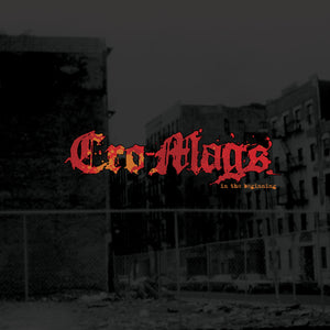CRO-MAGS 'In The Beginning' LP / ORANGE CLEAR WITH YELLOW SPLATTER & LIMITED EDITION!