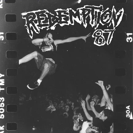 REDEMPTION 87 's/t' LP / BLACK & WHITE MARBLE EDITION!