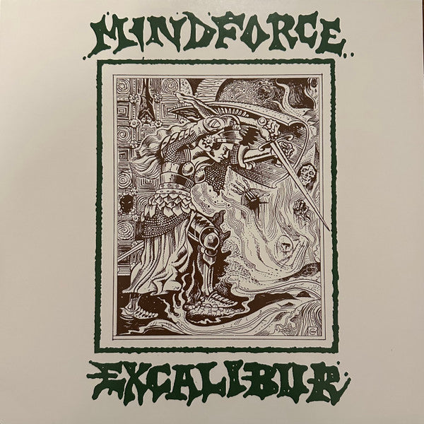 MINDFORCE 'Excalibur' LP / CLEAR/GREEN BUTTERFLY EDITION!