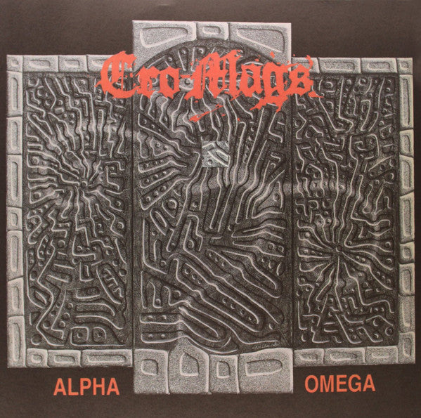 CRO-MAGS 'Alpha Omega' LP / CLEAR W/BLACK AND RED SPLATTER EDITION!
