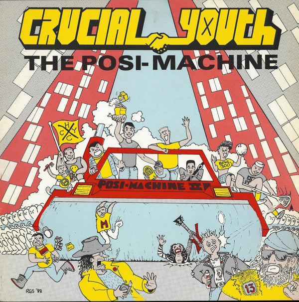 CRUCIAL YOUTH 'The Posi-Machine' LP / COLORED EDITION