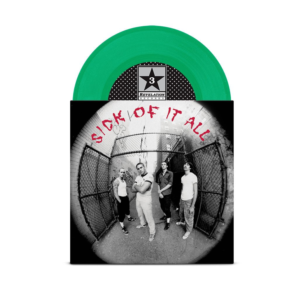 SICK OF IT ALL 's/t' 7" / GREEN EDITION
