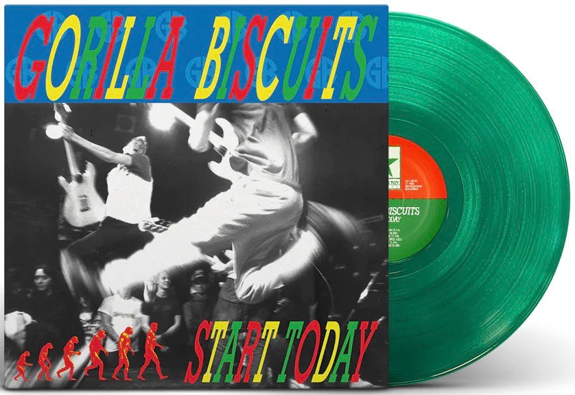 GORILLA BISCUITS 'Start Today' LP / TRANSLUCENT GREEN EDITION