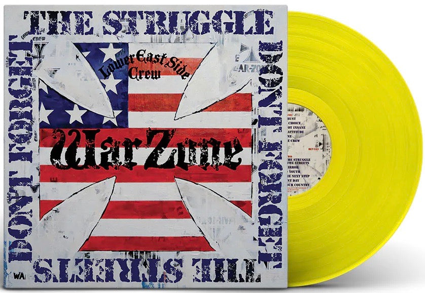 WARZONE 'Don't Forget The Struggle Don't Forget The Streets' LP / YELLOW EDITION