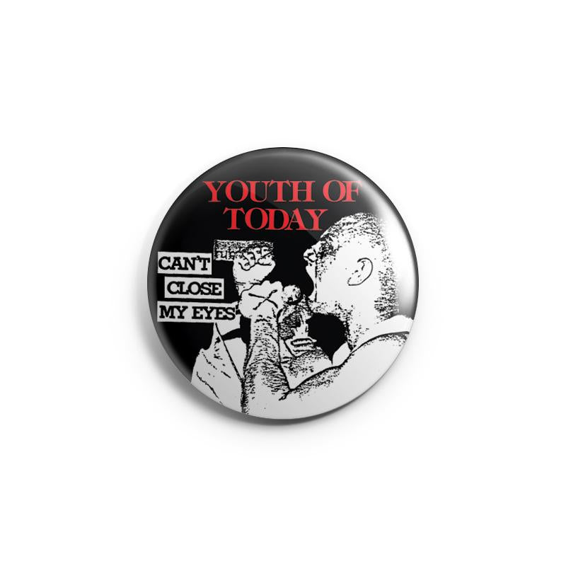 YOUTH OF TODAY 'Can't Close My Eyes' Button