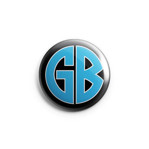 GORILLA BISCUITS 'blue GB' Button