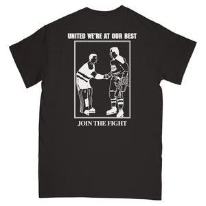 BOLD 'Join The Fight' T-Shirt / BLACK