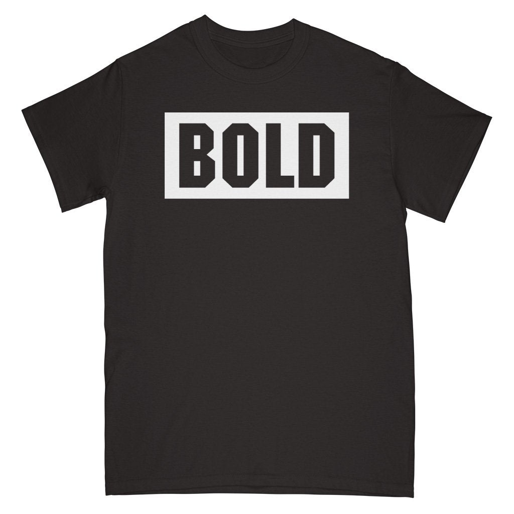 BOLD 'Join The Fight' T-Shirt / BLACK