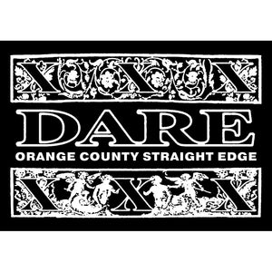 DARE 'Orange County Straight Edge' Sticker