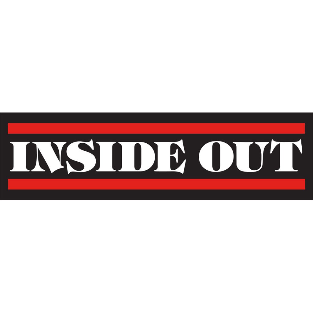 INSIDE OUT 'Red Logo' Sticker