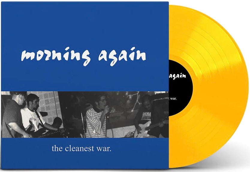 MORNING AGAIN 'The Cleanest War'  12"ep / YELLOW REVELATION EXCLUSIVE EDITION!