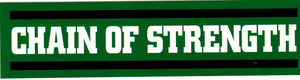 CHAIN OF STRENGTH 'Long Logo' Sticker