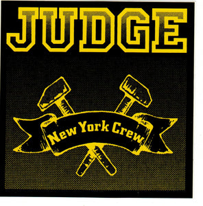JUDGE 'New York Crew - black yellow' Sticker
