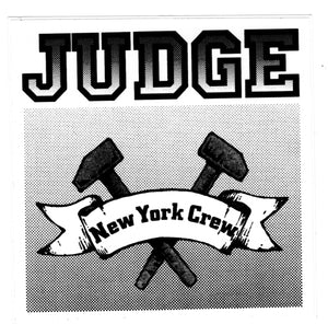 JUDGE 'New York Crew - black/white' Sticker