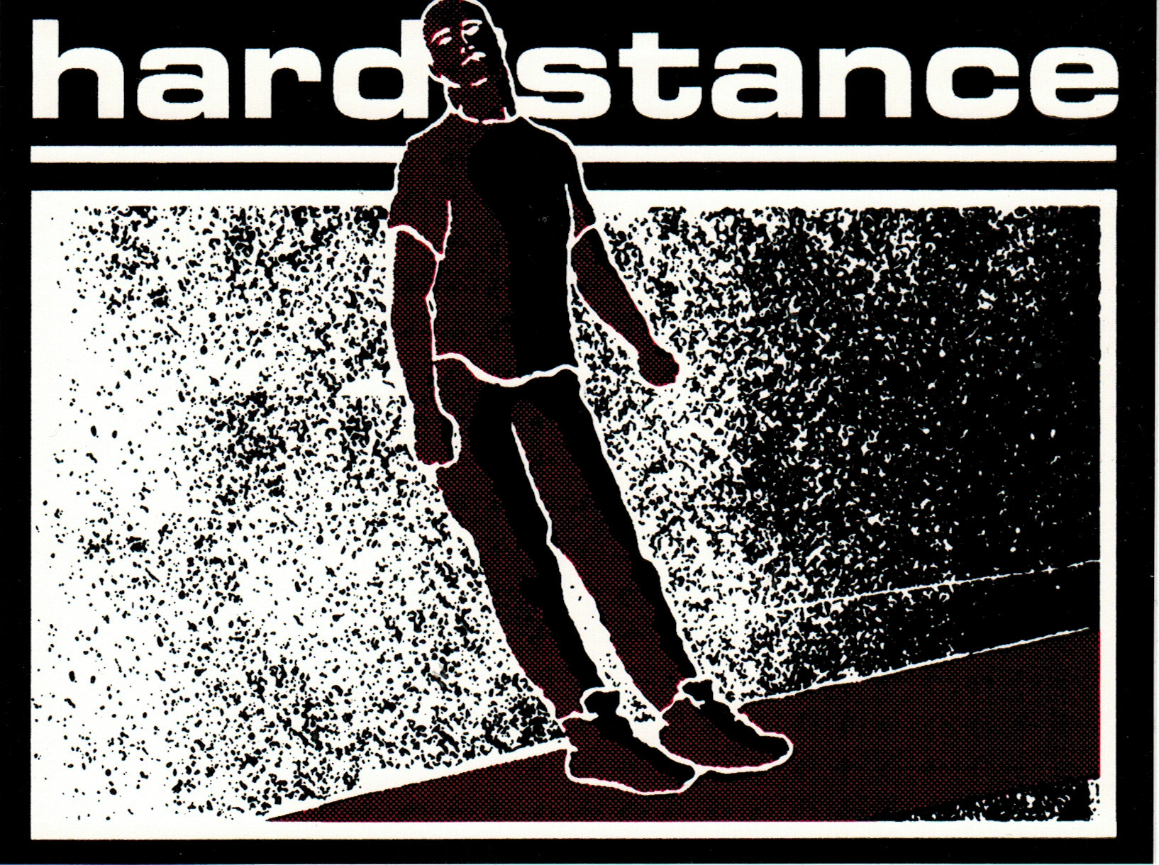 HARD STANCE 'Face Reality' Sticker