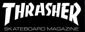 THRASHER 'Skateboard Magazine' Sticker / Black