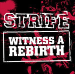STRIFE 'Witness A Rebirth' LP / WHITE & RED MIDDLE & BLACK & WHITE SWIRL