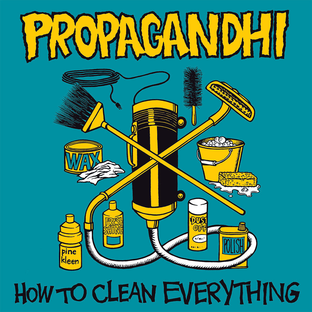 PROPAGANDHI 'How To Clean Everything' LP / 20TH ANNIVERSARY REISSUE