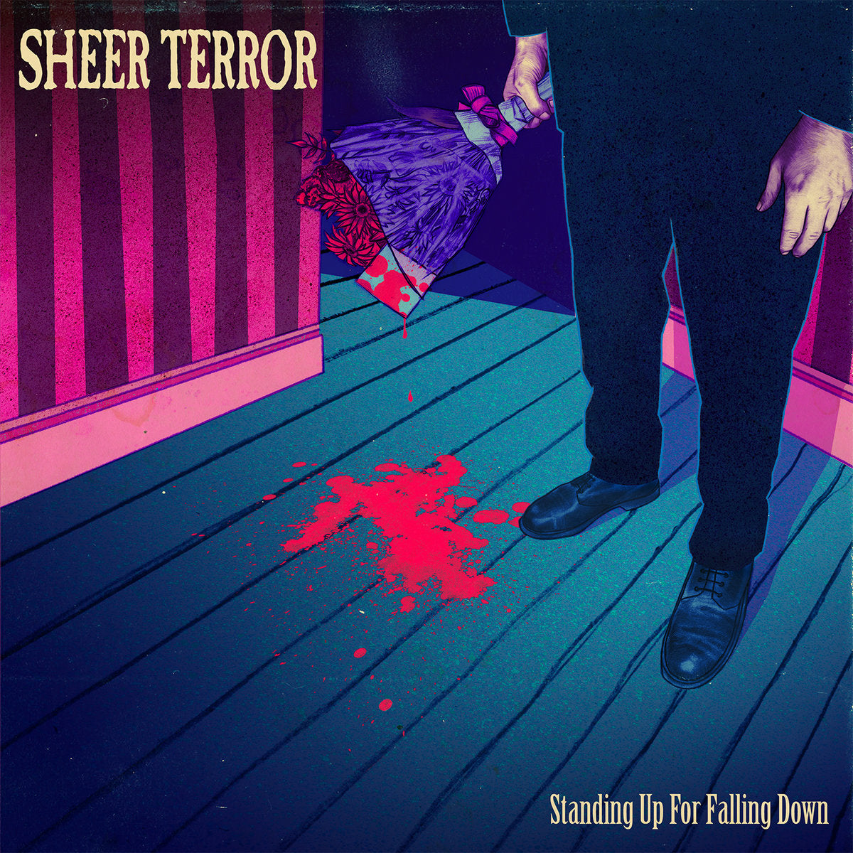 SHEER TERROR 'Standing Up For Falling Down' LP / PURPLE EDITION
