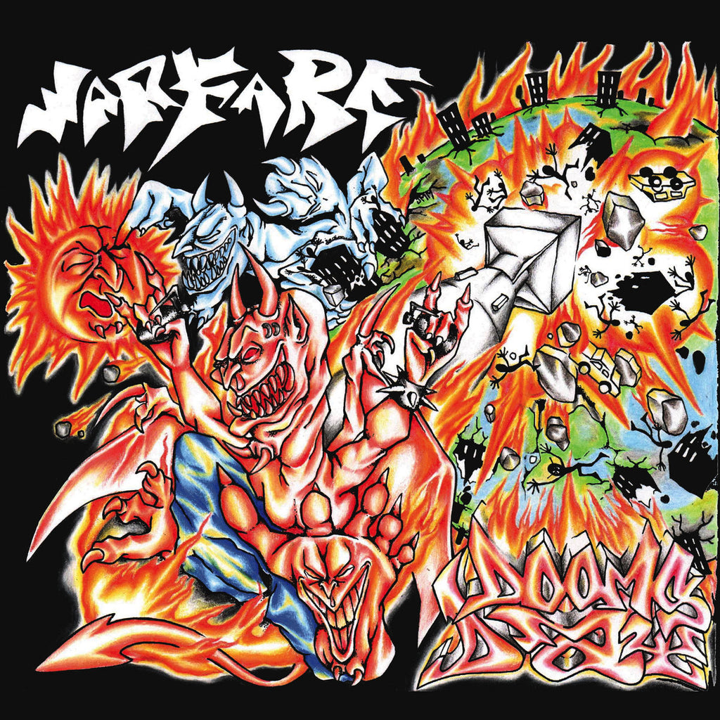 WARFARE 'Doomsday' LP / RED & BLACK ICE INFERNO EDITION