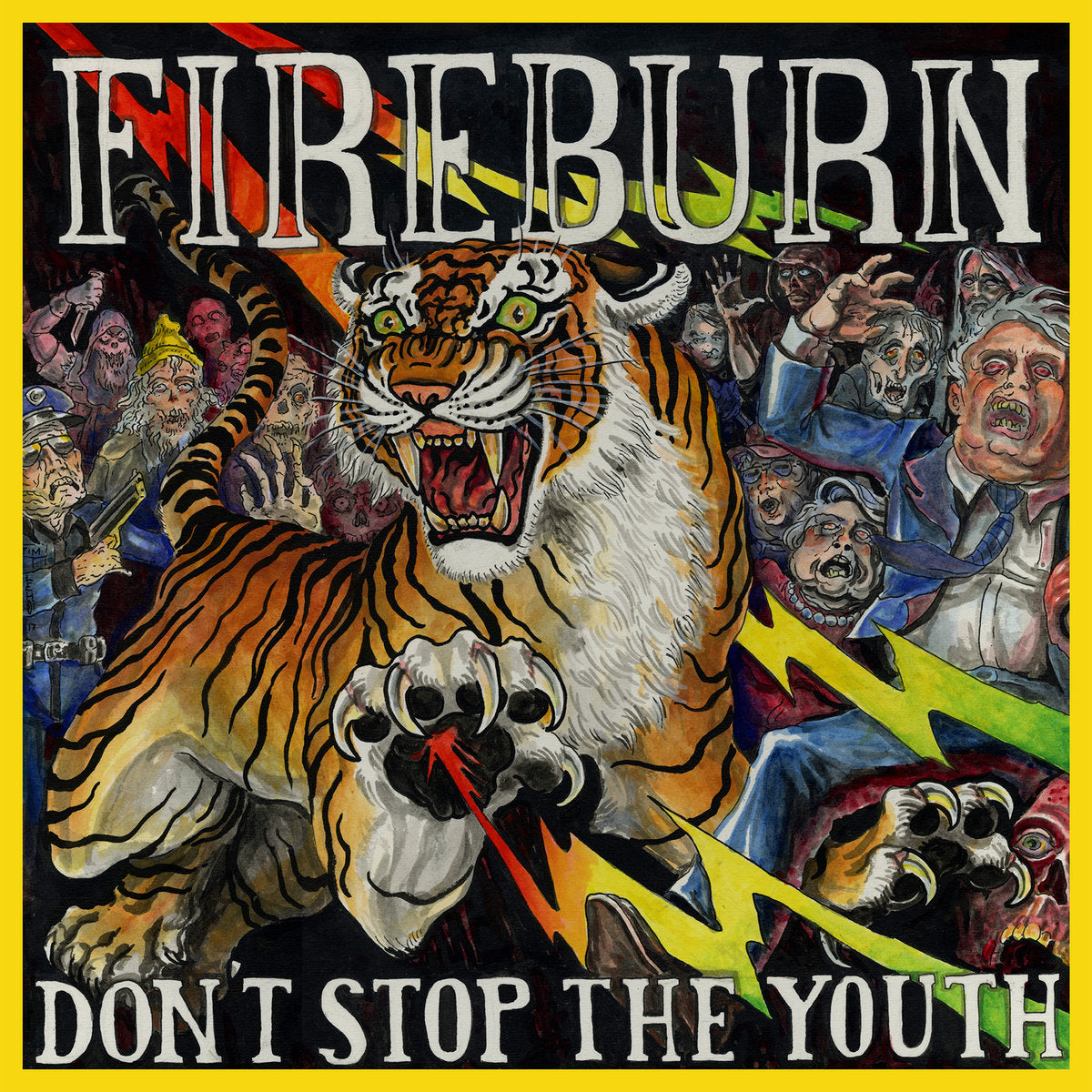 FIREBURN 'Don't Stop The Youth' LP / CLEAR EDITION